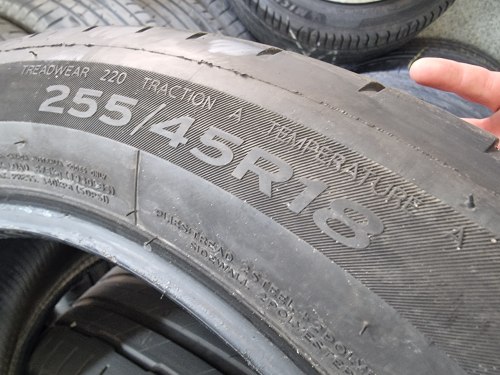 Пара шин 255 45 r18 Hankook Ventus s1 evo 3 ☆ 5.5мм