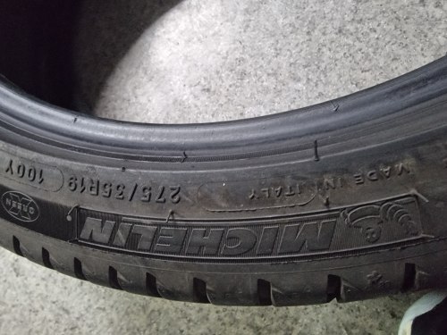 Пара шин 275 35 r19 Michelin Primacy 3 ZP☆ MOE 1518г. 5мм 80%остаток