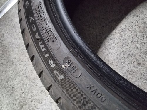 Пара шин 275 35 r19 Michelin Primacy 3 ZP☆ MOE 1518г. 5мм 80%остаток