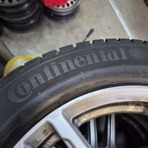 Пара шин 205 55 R16 Continental Conti Winter Contact TS830p MO 25г. Остаток 8мм