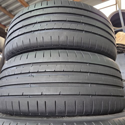 Пара шин 215 45 R17 Dunlop Sport Maxx rt2 18г. Остаток 6.5мм