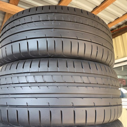 Комплект шин 255 55 r19 Good Year Eagle F1 Asymmetric 2 SUV 19г. Остаток 7.4мм 95%остаток
