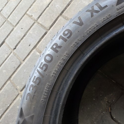 235 50 r19 Continental PremiumContact 6 23г. Остаток 6.5мм
