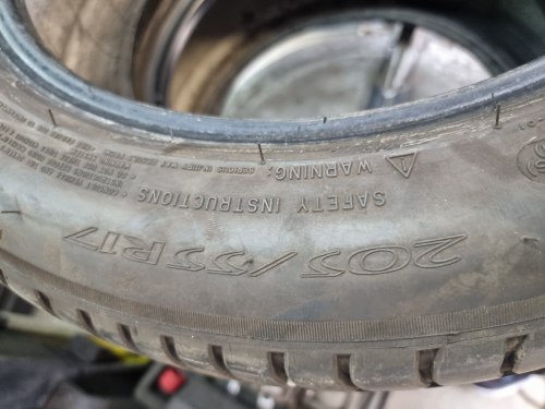 Пара шин 205 55 r17 Michelin Primacy 3 zp ☆ rsc 23г. 99%остаток