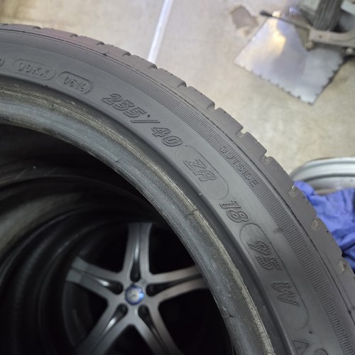 Пара шин 235 40 R18 Michelin Pilot Sport 3 19г остаток 6мм