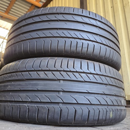 Пара шин 235 45 R19 Continental ContiSportContact 5 SSR SUV MOE 18-19г.. Остаток 6.9мм