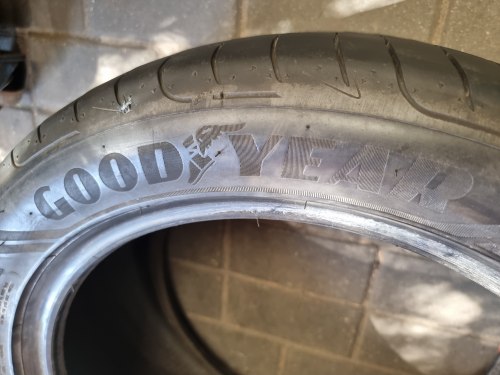 Пара шин 275 40 r18 Goodyear Eagle F1 assimetric 3 ☆ 5.2mm 85%остаток