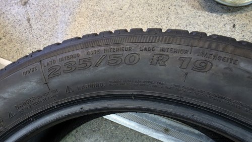 Комплект шин 235 50 R19 Michelin Latitude sport 3 VOL 23г. Остаток 95%