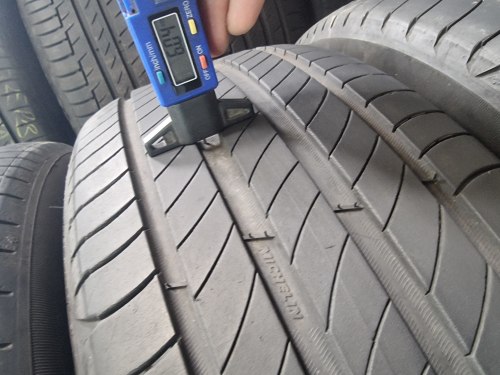 Комплект шин 225 55 R18 Michelin Primacy 4 s1 20-21г. Остаток 95% 6мм