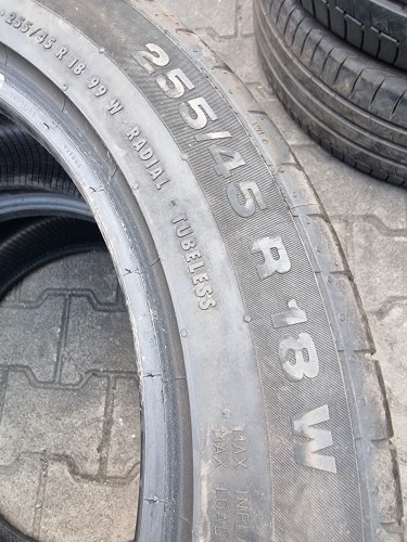 Пара шин 255 45 R18 Continental ContiSportContact 5 SSR RSC ☆ б.г. Остаток 95%