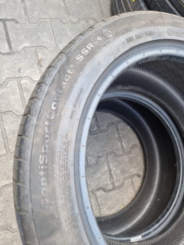 Пара шин 255 45 R18 Continental ContiSportContact 5 SSR RSC ☆ б.г. Остаток 95%