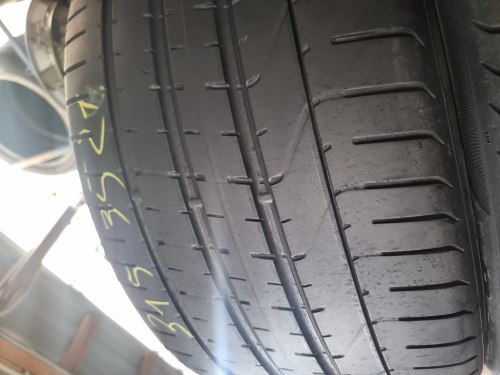 Пара шин 315 35 r21 Pirelli Pzero (NO)21-22г 5.3mm 80%остаток
