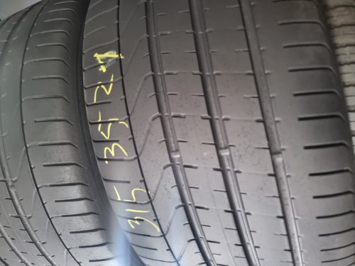 Пара шин 315 35 r21 Pirelli Pzero (NO)21-22г 5.3mm 80%остаток