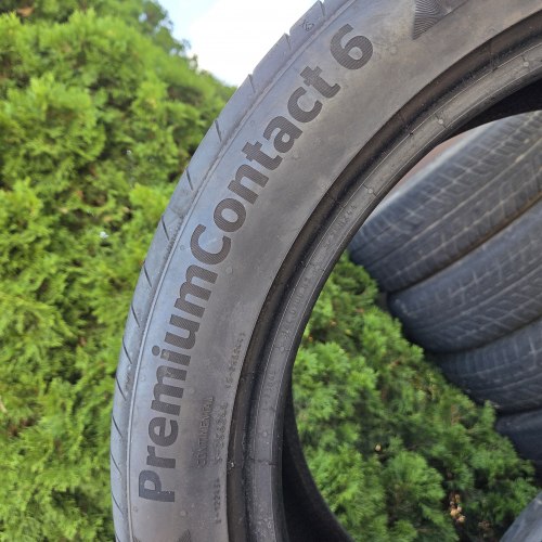 Пара шин 235 45 r18 Continental PremiumContact 6 21-22г. Остаток 6мм 90% бок косметика
