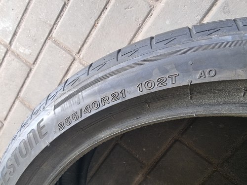 Пара шин 255 40 r21 Bridgestone Turanza eco AO 6mm 99%остаток 20g.