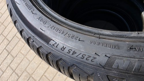 Комплект шин 225 45 r17 Michelin CrossClimate 2 extra load всесезонка 22242525год.6.5мм