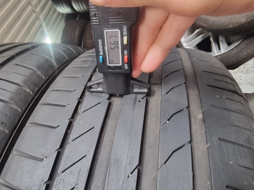 Комплект шин 225 45 R19 Continental ContiSportContact 5 17/18/б.г. Остаток 6мм 90%остаток