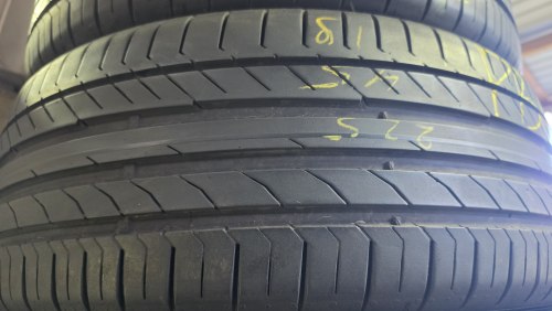 Комплект шин 225 45 R19 Continental ContiSportContact 5 22g Остаток 6мм 90%остаток