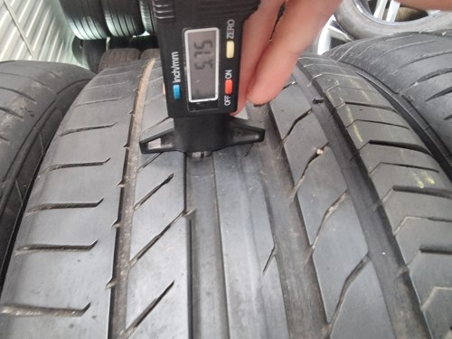 Комплект шин 225 45 R19 Continental ContiSportContact 5 17/18/б.г. Остаток 6мм 90%остаток
