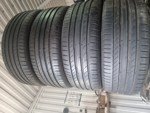 Комплект шин 225 45 R19 Continental ContiSportContact 5 17/18/б.г. Остаток 6мм 90%остаток