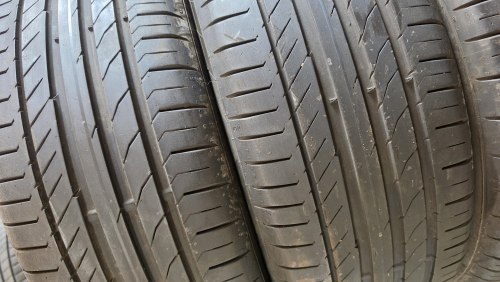 Комплект шин 225 45 R19 Continental ContiSportContact 5 Остаток 6мм 90%остаток 24r