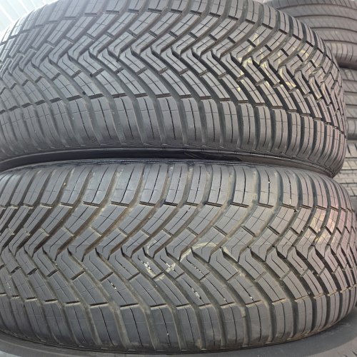 Пара шин 215 55 r18 Continental All Season Contact 20г. Остаток 7.8 мм 90%
