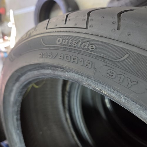 235 40 r18 Fulda Sport control 2 б.г. остаток 7.3мм
