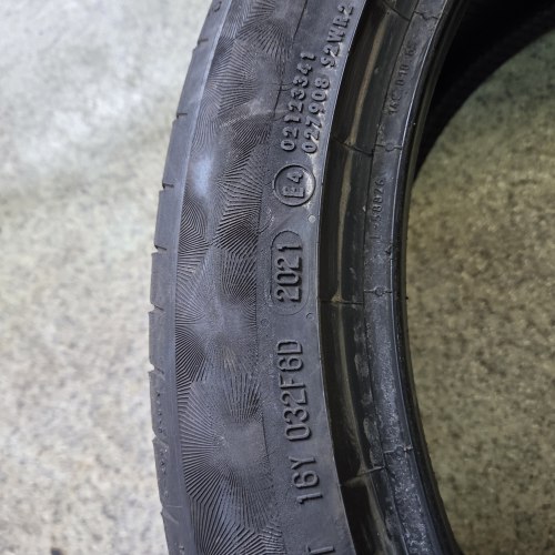 Пара шин 225 45 R19 Continental PremiumContact 6 21г. Остаток 6.4мм