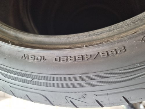Пара шин 255 45 r20 Goodyear Eagle F1 Asymmetric3 5.5mm 22г. 85%остаток микр.