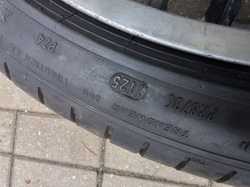 275 35 r22 Pirelli Pzero pz4 (B) 6.5mm 90%остаток 11.25г