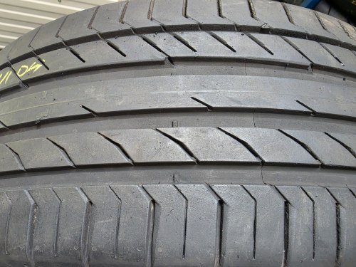 Пара шин 235 55 r19 Continental ContiSportContact 5 vol шумка 6.2мм 90%остаток