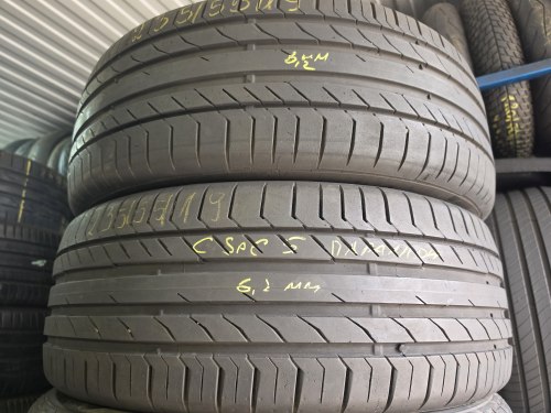 Пара шин 235 55 r19 Continental ContiSportContact 5 vol шумка 6.2мм 90%остаток
