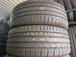 Пара шин 235 55 r19 Continental ContiSportContact 5 vol шумка 6.2мм 90%остаток