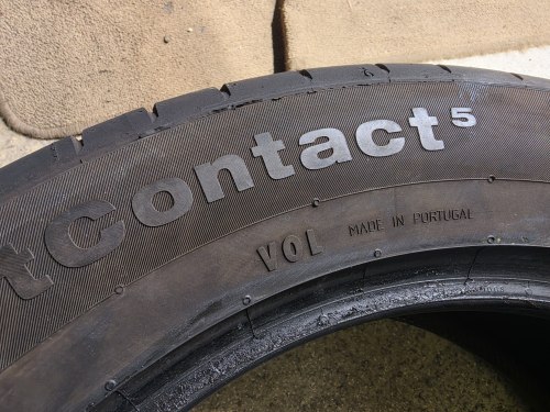 Пара шин 235 55 r19 Continental ContiSportContact 5 vol шумка 6.2мм 90%остаток