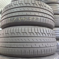Пара шин 225 45 R19 Continental PremiumContact 6 ssr RSC 18г. Остаток 6.2мм