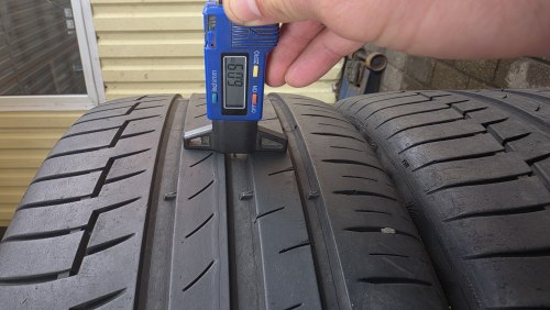 Комплект шин 225 45 r18 Continental PremiumContact 6 17. 6mm 85%остаток