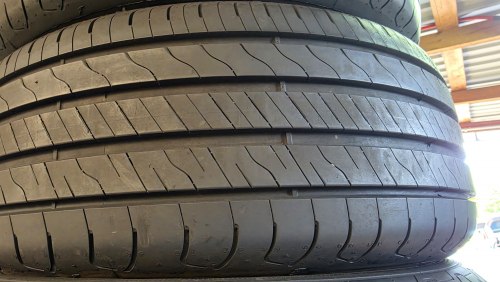Пара шин 235 55 r17 Goodyear EfficientGrip 2 suv 24g. 8mm 99.9%остаток