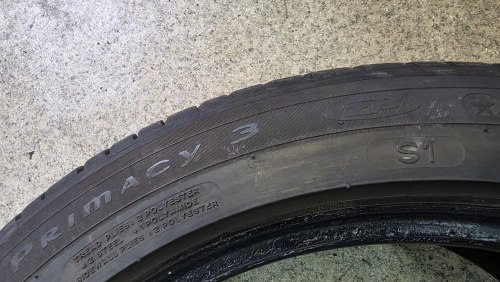 245 45 r19 Michelin Primacy 3 zp☆ rsc 6.5mm