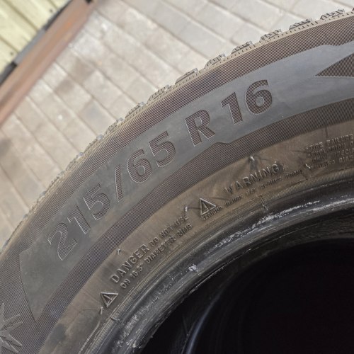 Комплект шин 215 65 r16 Michelin Alpin 5 б/г остаток 7.3-7.5мм 98%