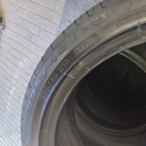 Пара шин 225 45 r18 Pirelli Cinturato P7 ☆ RSC б/г. Остаток 6мм 90%