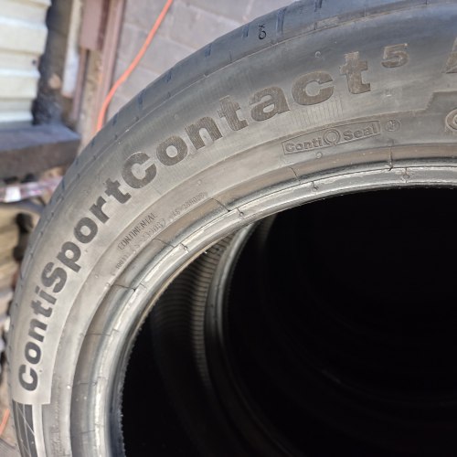 Пара шин 255 45 r19 Continental ContiSportContact 5 SUV 18г. Остаток 6мм