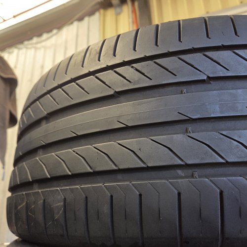 Пара шин 255 45 r19 Continental ContiSportContact 5 SUV 18г. Остаток 6мм