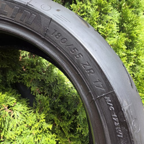 180 55 R17 Michelin Road 5 2CT+ 29.24г остаток 85%