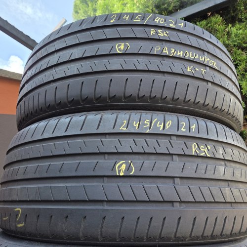 Комплект шин 275 35 R21 Bridgestone Alenza 001 ☆ RSC осаток 5.5мм 24-23г. Перед 245 40 R21 Остаток 5.5мм 21-20г