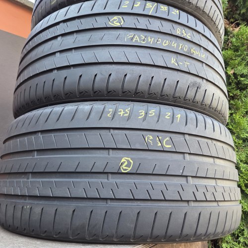 Комплект шин 275 35 R21 Bridgestone Alenza 001 ☆ RSC осаток 5.5мм 24-23г. Перед 245 40 R21 Остаток 5.5мм 21-20г