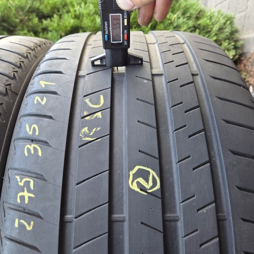 Комплект шин 275 35 R21 Bridgestone Alenza 001 ☆ RSC осаток 5.5мм 24-23г. Перед 245 40 R21 Остаток 5.5мм 21-20г