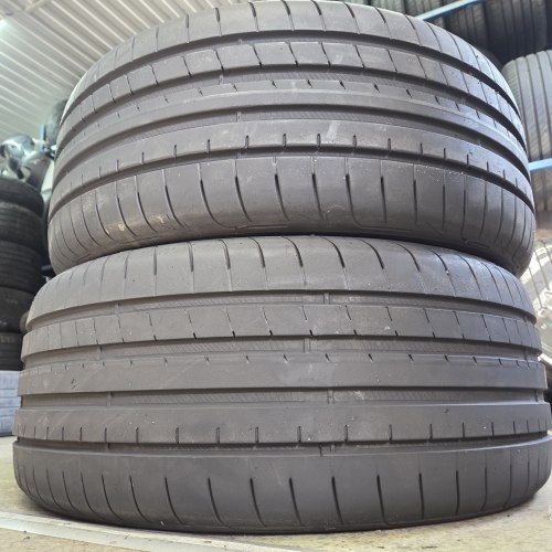 Пара шин 255 45 r18 Goodyear Eagle F1 Asymmetric 5 22г. Остаток 6.1мм