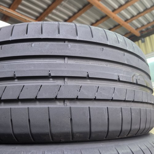 Пара шин 255 45 R18 Dunlop Sport Maxx RT2 19г. Остаток 6.7мм