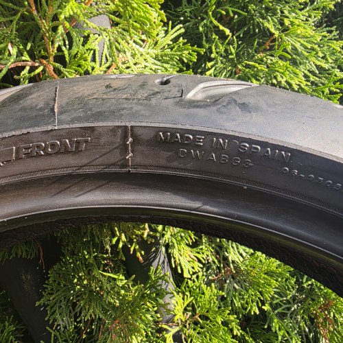 120 70 r17 Michelin Road 6 2ct 1024g 95%остаток