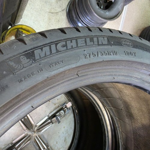 Пара шин 275 35 r19 Michelin Primacy 3 MOE rsc 20-21г. 5.8mm 90%остаток